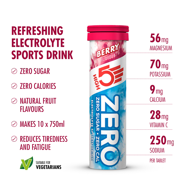 High 5 750ml Water Bottle + Mini ZERO Tube (10 Tablets) - Image 4